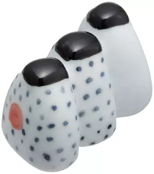 Hasamiyaki rice ball chopstick rest 42348