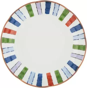 Hasamiyaki Small Bean Nishikijugusa Diameter Microwave Dishwasher Made in Japan 43748 Plate, Plate, Pattern, 10.5cm, Safe, Safe,