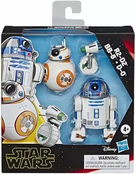 Hasbro Collectibles Star Wars Galaxy of Adventures E9 Droid 3 Pack - коричневый