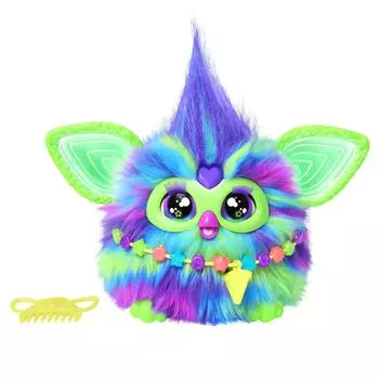 Hasbro Furby Aurora интерактивная игрушка для мальчиков и девочек в возрасте 15 лет включает в себя модную аниматронную электрическую плюшевую игрушку для детей F8901 аутентичный продукт