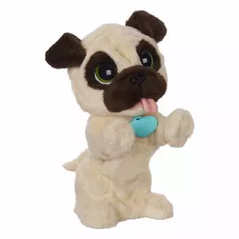 Hasbro FurReal Friends Мой прыгающий мопс Движущаяся плюшевая игрушка B0449 Оригинальный Дж.Дж.