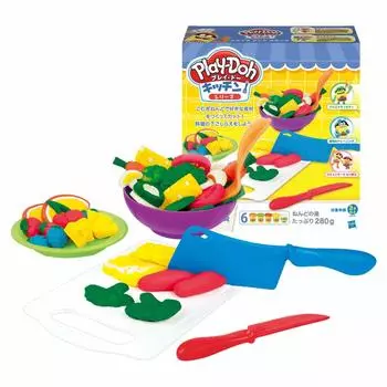 Hasbro Kitchen Series Shape and Slice Komugi Nendo B9012 Оригинальный продукт Play-Doh