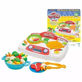 Hasbro Kitchen Series Shizu Ring Stove Komuginendo B9014 Оригинальный продукт Play-Doh