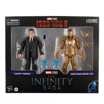 Hasbro Marble Legend Infiniti Saga 9 — Железный человек и Хэппи Хоган, 1 корейская игрушка