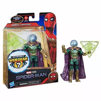 Hasbro Marvel Человек-паук: No Way Home Mystery Web Gear/фигурка Mysterio F1914 подлинный продукт
