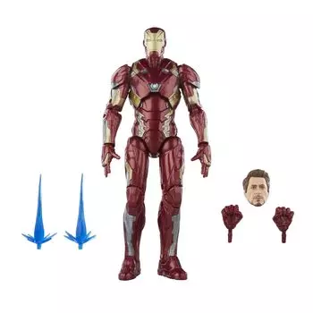 Hasbro MARVEL Hasbro Marvel Legends Series Iron Man Mark Infinity Saga Civil America Size Action Marvel Legends Фигурка F6517 Подлинный продукт