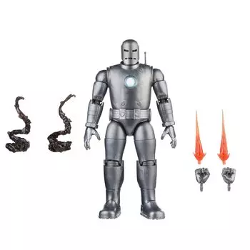 Hasbro MARVEL Hasbro Marvel Legends Series Железный человек Мстители 60-я годовщина размер 6 дюймов действие с 6 аксессуарами F7061 подлинный продукт (Модель 01),