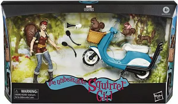 Hasbro Marvel Legends Action Figure Deluxe Pack Squirrel Girl PACK Squirrel GIRL WITH SCOOTER Marvel Legends ML Squirrel Girl 6 дюймов и скутер/DELUXE