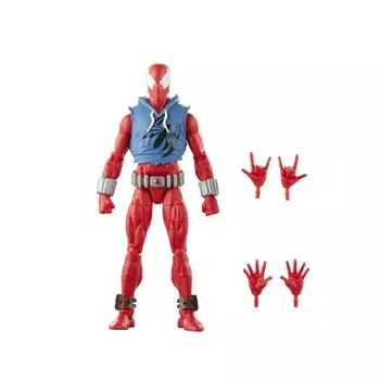 Hasbro Marvel Legends Series Scarlet Spider Comics коллекционная фигурка размером 6 дюймов F9022 подлинный продукт Человек-паук (15см)