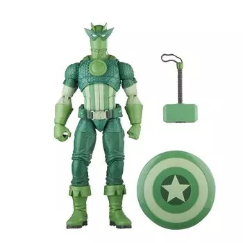 Hasbro Marvel Legends Series Super Adaptoid Avengers 60th Anniversary Collection Size Tall Action Figure F7091 12 6 Scale, зелёный