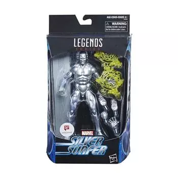 Hasbro Marvel Legends Walgreens Limited 6 дюймов Фигурка Серебряная 2018 MARVEL LEGENDS WALGREEN ЭКСКЛЮЗИВ СЕРЕБРЯНЫЙ СЕРФЕР Фантастическая четверка FF