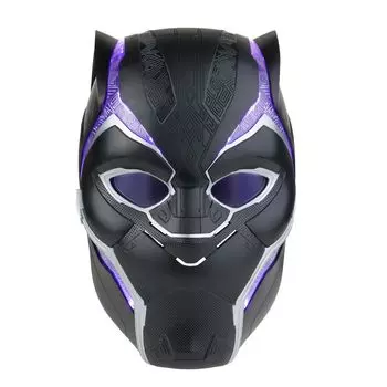 Hasbro MARVEL Marvel Legends Black Panther Премиум Электронный шлем для ролевой игры со световыми эффектами и линзой, которую можно поднять, а также Товары Marvel Legends