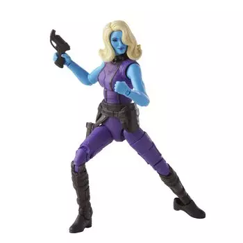 Hasbro MARVEL Marvel Legends Series Что за фигурка Heist Nebula F0334 В комплект входят оригинальные детали, если...? 6-дюймовая фигурка-конструктор синий