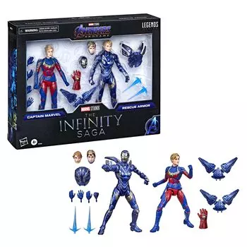 Hasbro MARVEL Marvel Legends Series Infinity Saga Captain Marvel Rescue Armor Фигурка F0190 Подлинный продукт и 6 дюймов