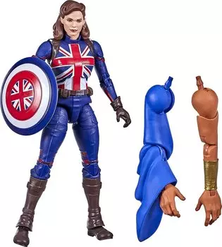 Hasbro MARVEL Marvel Legends Series Какие оригинальные детали входят в комплект фигурки Капитана Картера F0331, если...? 6-дюймовая фигурка-конструктор