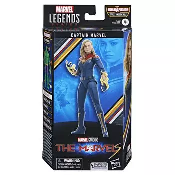 Hasbro MARVEL Marvel Legends Series Капитан Марвелс, размер 6 дюймов, для детей от 4 лет и старше F3680 Оригинальный продукт Marvel, (15 см) фигура,