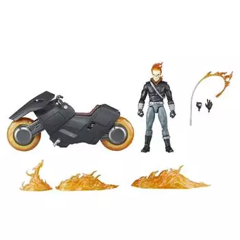 Hasbro MARVEL Marvel Legends Series Призрачный гонщик с мотоциклом (Дэнни Кетч), 6 дюймов (15см) размер фигурки для Marvel 85th Anniversary Comic Coll