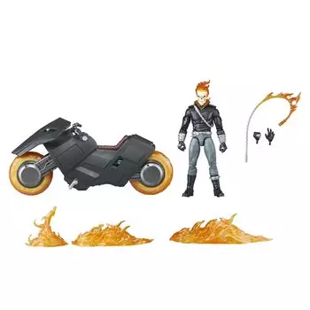 Hasbro MARVEL Marvel Legends Series Призрачный гонщик с мотоциклом фигурка размером 6 дюймов для коллекции комиксов Marvel 85th Anniversary F9118 аутентичная