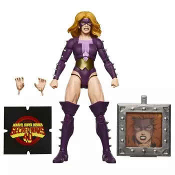 Hasbro MARVEL Marvel Legends Series Retro Marvel Comics Secret Wars коллекционная фигурка в комплекте щит G0784 подлинный продукт Титания, 6 дюймов
