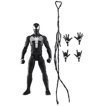 Hasbro MARVEL Серия Marvel Legends Gamerverse Питер Паркер Черный 2 Воссозданный из видеоигры Коллекционная фигурка 15 см G0834 Аутентичный костюм,