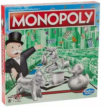Hasbro Monopoly Game Классическая игра Новая фишка Кот Утка, Динозавр,