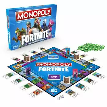 Hasbro Настольная игра Monopoly Fortnite Edition Японская версия Японское руководство по эксплуатации в комплекте Возраст 13 лет и старше E6603 Подлинный продукт