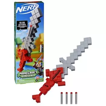 Hasbro Nerf Minecraft HEARTSTEALER Heart 4 Nerf Elite Дизайн вдохновлен предметами из игры Minecraft F7597 Подлинный продукт (ХАСБРО) Вор,