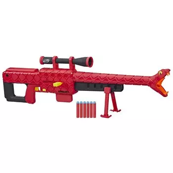 Hasbro Nerf Roblox ZOMBIE ATTACK VIPER STRIKE Attack Viper Dart Включает дротик 6 и сошки, где вы можете получить ограниченный виртуальный Рекомендуется для детей от 8 лет и