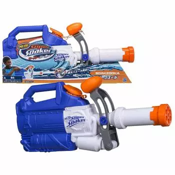 Hasbro Nerf Super Soaker Soak Zooka Water Blaster E0022 Оригинальный продукт Nerf SuperSoaker Water Play Большая емкость Самая большая дальность полета метров