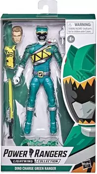Hasbro Power Rangers Lightning Collection 6-дюймовая фигурка Green RANGERS 2022 LIGHTNING COLLECTION DINO CHARGE GREEN RANGER Zyuden Sentai