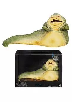 Hasbro Star Wars 6-дюймовая черная фигурка серии DX Jabba the Wars The Black Deluxe Action Series Jabba the Hutt Hutt/Star (пункт) [элемент] чёрный