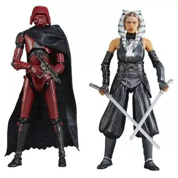 Hasbro Star Wars Black Series Ahsoka Tano Assassin Ahsoka набор для детей от 4 лет и старше F7013 Оригинальный продукт и HK-87 Droid, 6-дюймовая фигурка, 2,