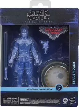 Hasbro Star Wars Black Series Holocom Collection Ezra Collection 6 дюймов Фигурка с подсветкой Holo Pack G0273 Подлинный продукт Bridger, (15см)