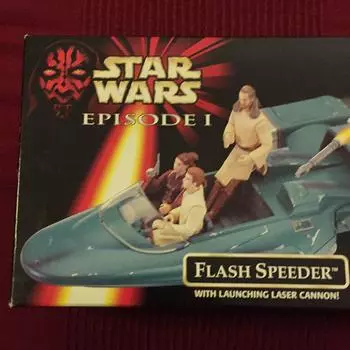 Hasbro Star Wars EP1 Flash Speeder figure sold (action separately)