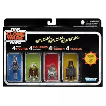 Hasbro Star Wars STAR Vintage Collection Escape from Order 66 Star Wars Ahsoka дюймовый размер коллекционная фигурка набор из 4 штук G0266 подлинный продукт