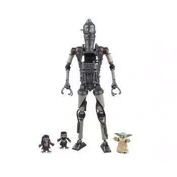 Hasbro Star Wars STAR WARS Black Series IG-12 и Groogoo, Star Wars: Коллекция «Мандалорец» 15 см, набор из 2 фигурок G0074, подлинный продукт