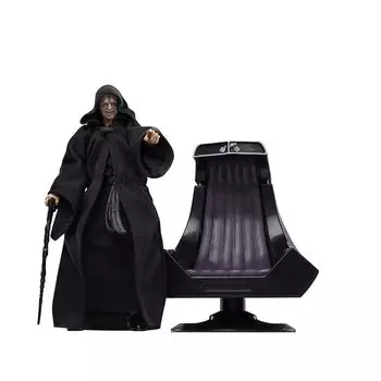 Hasbro Star Wars STAR WARS Black Series Император Палпатин Звездные войны Эпизод джедаев Коллекционная 15 см фигурка G1318 подлинный продукт и трон,