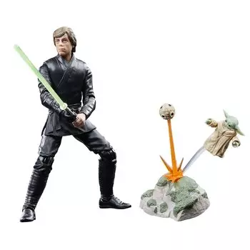 Hasbro STAR WARS Star Wars Black Series Люк Скайуокер Боба Фетт набор для детей от 4 лет и старше F8345 Оригинальный продукт и Grogu, (15 см)