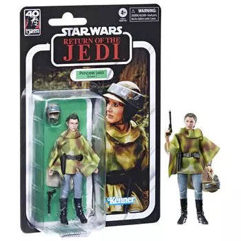 Hasbro Star Wars STAR WARS Black Series Лея Органа Звездные войны Эпизод джедаев 6 дюймов экшн для детей от 4 лет F7051 Подлинный продукт (Эндор),