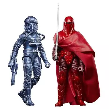 Hasbro Star Wars STAR WARS Black Series Carbonized Collection Royal Guard TIE Star Wars Episode of the Jedi Фигурка F7011 аутентичная, размер 6 дюймов