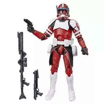 Hasbro Star Wars STAR WARS Black Series Clone Commander Fox Star Wars Collection 6 дюймов Фигурка E6124 Подлинный продукт Wars/Clone (15см)