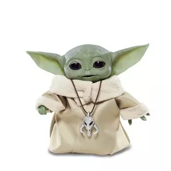 Hasbro Star Wars The Child Animatronic Edition электрическая игрушка Мандалорец, объединяющая более 25 звуков и движений, возраст от 4 лет и старше F1119 Подлинный продукт