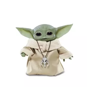 Hasbro Star Wars The Child Animatronic Edition электрическая игрушка Мандалорец, объединяющая более 25 звуков и движений, возраст от 4 лет и старше F1119 Подлинный продукт