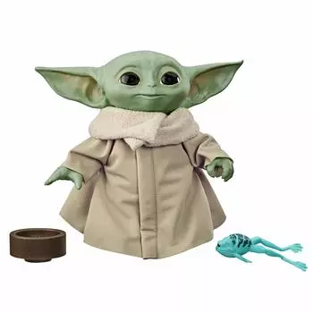 Hasbro Star Wars The Child говорящая мягкая игрушка электрическая F1115 подлинный продукт зелёный