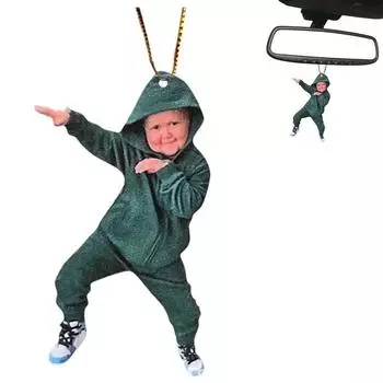 Хасбулла Магомедов Мем Акрил Хасбулла Фигурка Брелок Украшение Интерьера Автомобиля Женщина/леди/девушка C