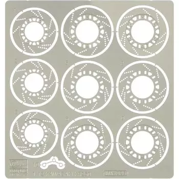 Hasegawa 1/12 kawasaki Травленые детали для KR250 детали для пластиковых моделей 21736