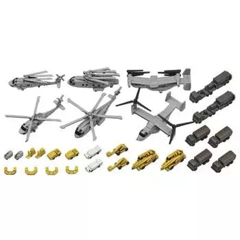 Hasegawa 1/700 Maritime Self-Defense Force Carrier-Based Aircraft Set Plastic Model Parts QG54