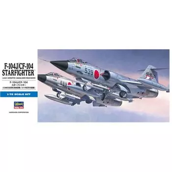 Hasegawa 1/72 Air Self-Defense Force F-104J/CF-104 Starfighter Plastic Model D16