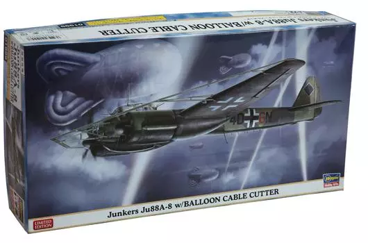 Hasegawa 1/72 Junkers Ju88A-8w / резак для воздушных шаров