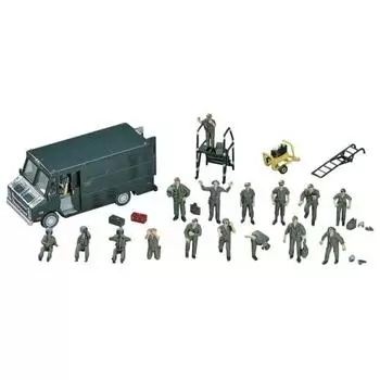 Hasegawa 1/72 US Air Force Pilot & Ground Crew Набор пластиковая модель X72-7